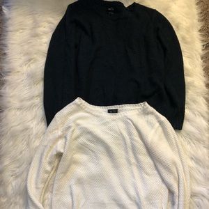 2 basic sweaters